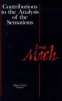 Paperback Contributions to the Analysis of the Sensations Book