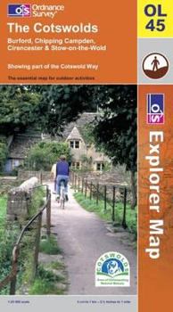 Map Ol45: The Cotswolds Book