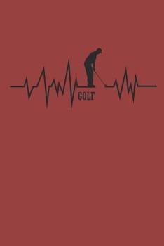 Paperback Golf: Golfing Notebook Punkteraster 6x9 Book