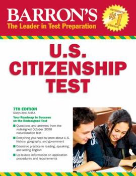 Paperback Barron's U.S. Citizenship Test Book