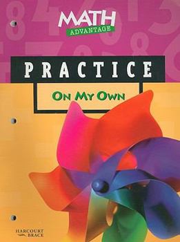 Paperback Math Advantage on My Own Practice Workbook, Grade K Book