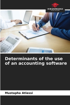 Paperback Determinants of the use of an accounting software Book