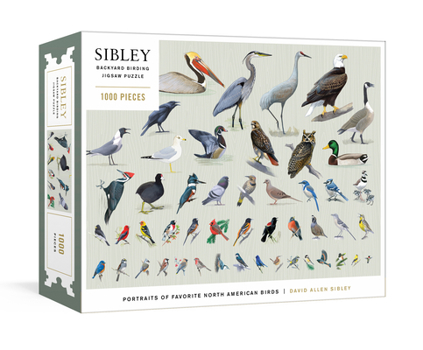Game Sibley Backyard Birding Puzzle: 1000-Piece Jigsaw Puzzle with Portraits of Favorite North American Birds: Jigsaw Puzzles for Adults Book