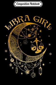 Paperback Composition Notebook: Libra Girl Henna Moon Birthday For Women Girls Gifts Journal/Notebook Blank Lined Ruled 6x9 100 Pages Book