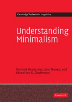 Understanding Minimalism - Book  of the Cambridge Textbooks in Linguistics