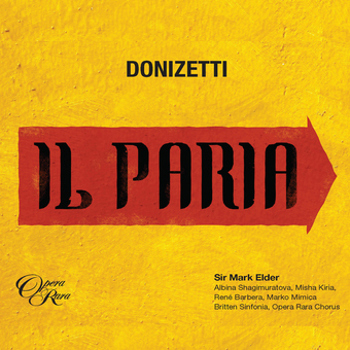 Music - CD Donizetti Il Paria Book