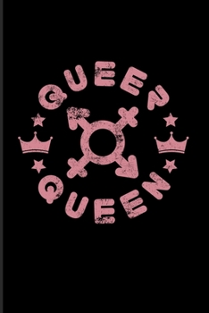 Paperback Queer Queen: Crown Logo 2020 Planner - Weekly & Monthly Pocket Calendar - 6x9 Softcover Organizer - For LGBTQ Rights & Pride Parade Book