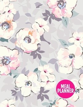 Meal Planner: Simple 52 Weeks Pages for Tracking and Planning your Meals, Grocery Shopping List, Food Planner Prep Book | Large 8.5 x 11 Inch | 110 Pages  - Product Code XL 034418