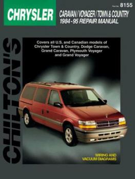 Paperback Chrysler Caravan, Voyager, and Town & Country, 1984-95 Book