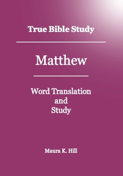 Paperback True Bible Study - Matthew Book