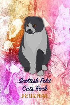 Paperback Scottish Fold Cats Rock: Pocket Gift Notebook for Cat and Kitty Lovers Book