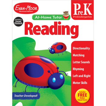 Paperback At Home Tutor Reading, Grade Prek Book
