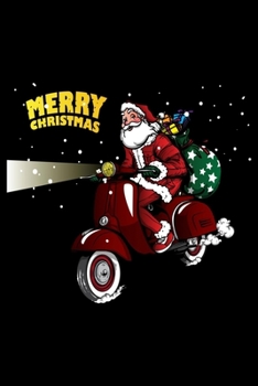 Merry Christmas: Bitchy Smartass Christmas Present - Funny Gag Gift for Work or Friends -  Cornell Notebook For School or Office - Scooter Lover