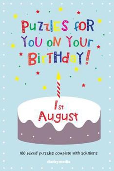 Paperback Puzzles for you on your Birthday - 1st August Book