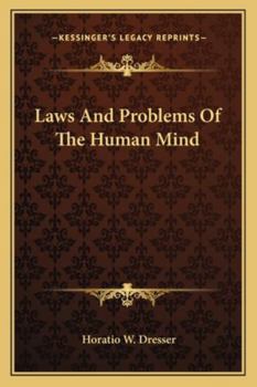 Paperback Laws And Problems Of The Human Mind Book