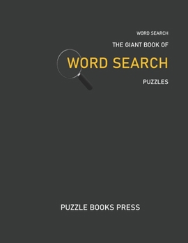 Paperback Word Search: The Giant Book Of Word Search Puzzles Book