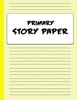 Paperback Primary Story Paper: Draw & Write Composition Book for Kids - Yellow Book