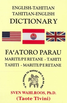 Paperback English-Tahitian, Tahitian-English Dictionary Book