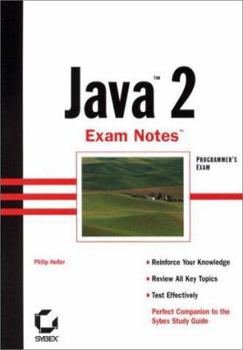 Paperback Java 2 Exam Notes (Programmer's Exam) Book