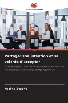 Paperback Partager son intention et sa volonté d'accepter [French] Book