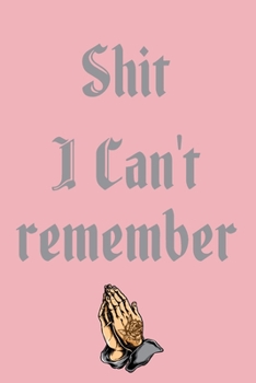 Shit I Can't Remember: Password Organizer Notebook: Internet Password Logbook/ The Personal Internet Address & Password/ Shit I Can't Remember ... Can't Remember. (100 Page, Small, 6 x 9 inch)