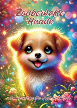 Zauberhafte Hunde: Ausmalbilder für Groß und Klein (German Edition)