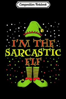 Paperback Composition Notebook: Sarcastic Christmas Elf Small Terrible Journal/Notebook Blank Lined Ruled 6x9 100 Pages Book