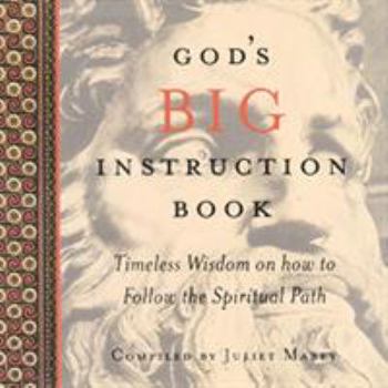 Hardcover God's Big Instruction Book: Timeless Wisdom on How to Follow the Spiritual Path Book