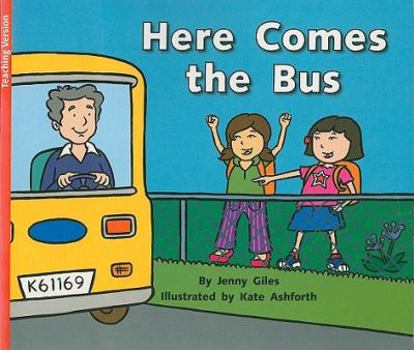 Paperback Here Comes the Bus, Levels 3-4: Teacher Note (Rigby Flying Colors Red) Book