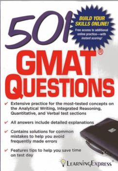 Paperback 501 GMAT Questions Book