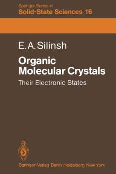 Paperback Organic Molecular Crystals: Their Electronic States Book