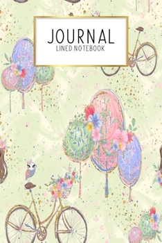 Journal Lined Notebook: Spring Boho Floral Springtime | Blank Lined Journal | Gratitude Journal | 6" x 9" 100 Pg |Motivational Quotes | Self-Care | Diary | Gift
