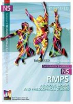 Paperback BrightRED Study Guide National 5 RMPS (Religious, Moral and Book