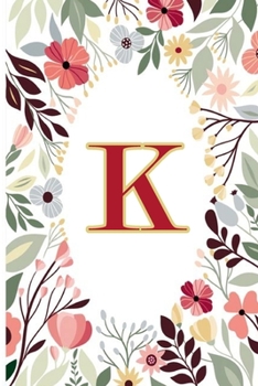 Paperback K: Cute Initial Monogram Letter K Notebook Book