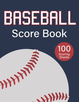 BASEBALL Score Book: For Scoring Baseball Games Large Size 8.5 x 11 inch Obvious Text | Baseball Scorecards | Baseball Score Keeper Book | Baseball Score Keeping Vol.3