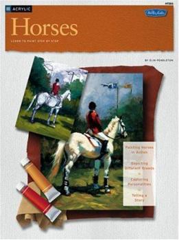 Paperback Acrylic: Horses Book