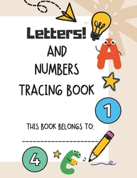 Paperback Letter and Number Tracing Book