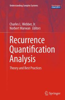 Paperback Recurrence Quantification Analysis: Theory and Best Practices Book