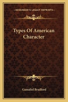 Paperback Types Of American Character Book