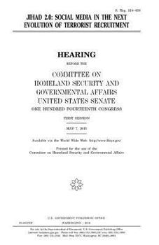 Paperback Jihad 2.0: social media in the next evolution of terrorist recruitment Book