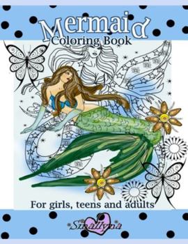 Paperback Mermaid Coloring Book - For girls, teens and adults. Book