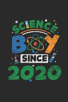 Paperback Science Boy Since 2020: Graph Ruled Notebook - Journal For Scientist And Student Lab Book