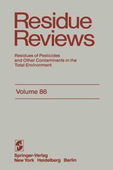 Reviews of Environmental Contamination and Toxicology 86