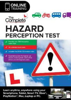 Paperback Complete Hazard Perception Test (online Subscription) Book