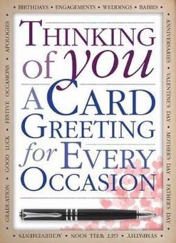 Paperback Thinking of You: A Card Greeting for Every Occasion Book