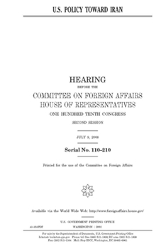 Paperback U.S. policy toward Iran Book