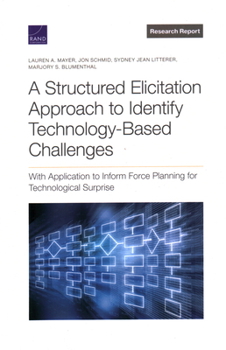 Paperback A Structured Elicitation Approach to Identify Technology-Based Challenges: With Application to Inform Force Planning for Technological Surprise Book