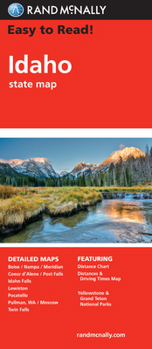 Map Rand McNally Easy to Read! Idaho State Map Book
