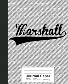 Paperback Journal Paper: MARSHALL Notebook Book