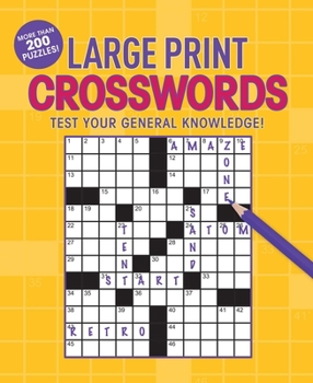 Paperback Large Print Crosswords [Large Print] Book